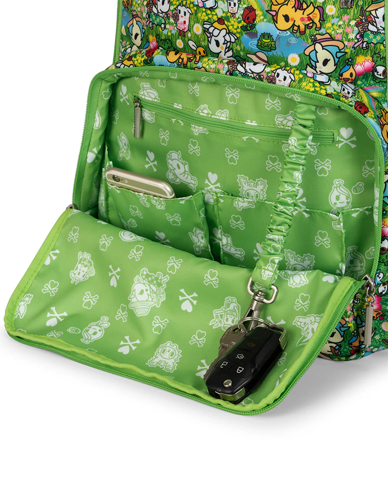 tokidoki x JuJuBe Zealous Backpack Meadow Blooms - Image 4