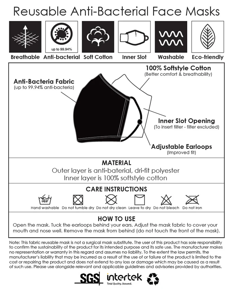Unicornos Reusable Mask (Kids Size) - Image 3